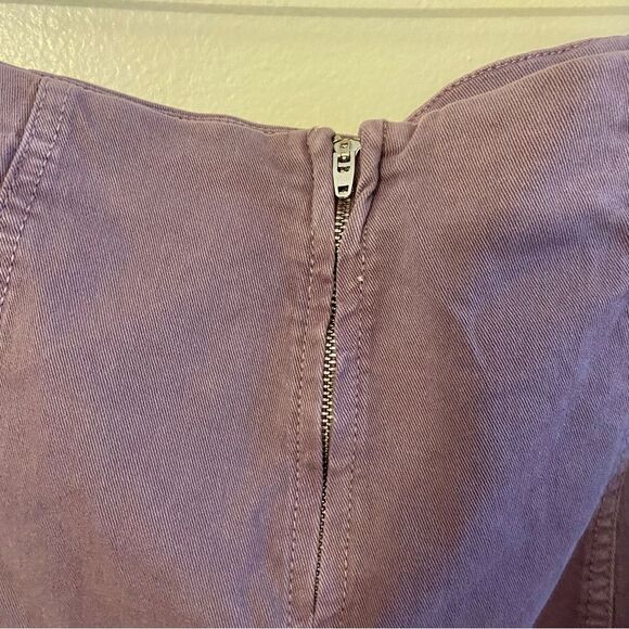 Free People Modern Femme twill skirt size 12 - Picture 6 of 8